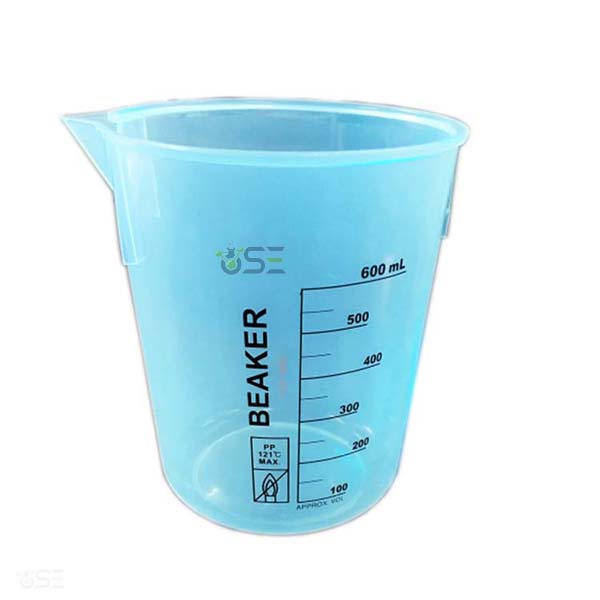 Plastic Beaker with Black Graduations