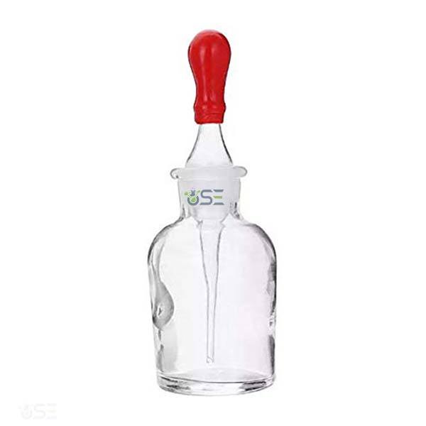 White Glass Dropping Bottle