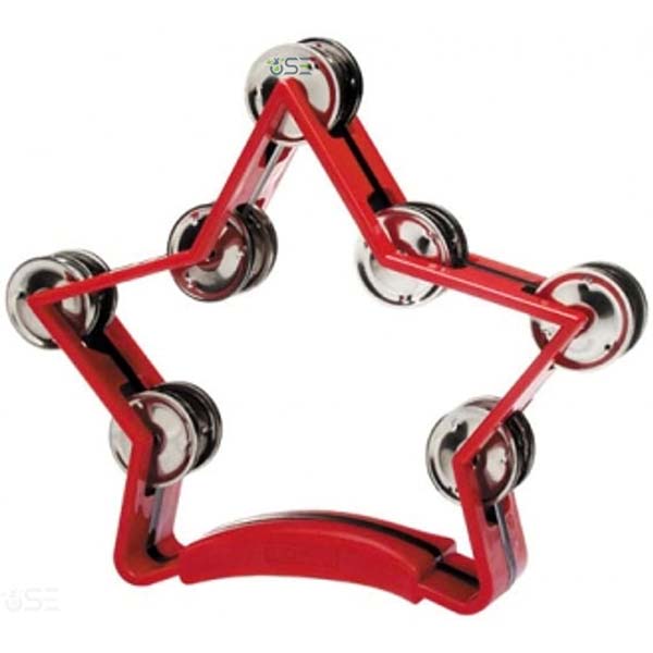 Star Style Double Row Tambourine